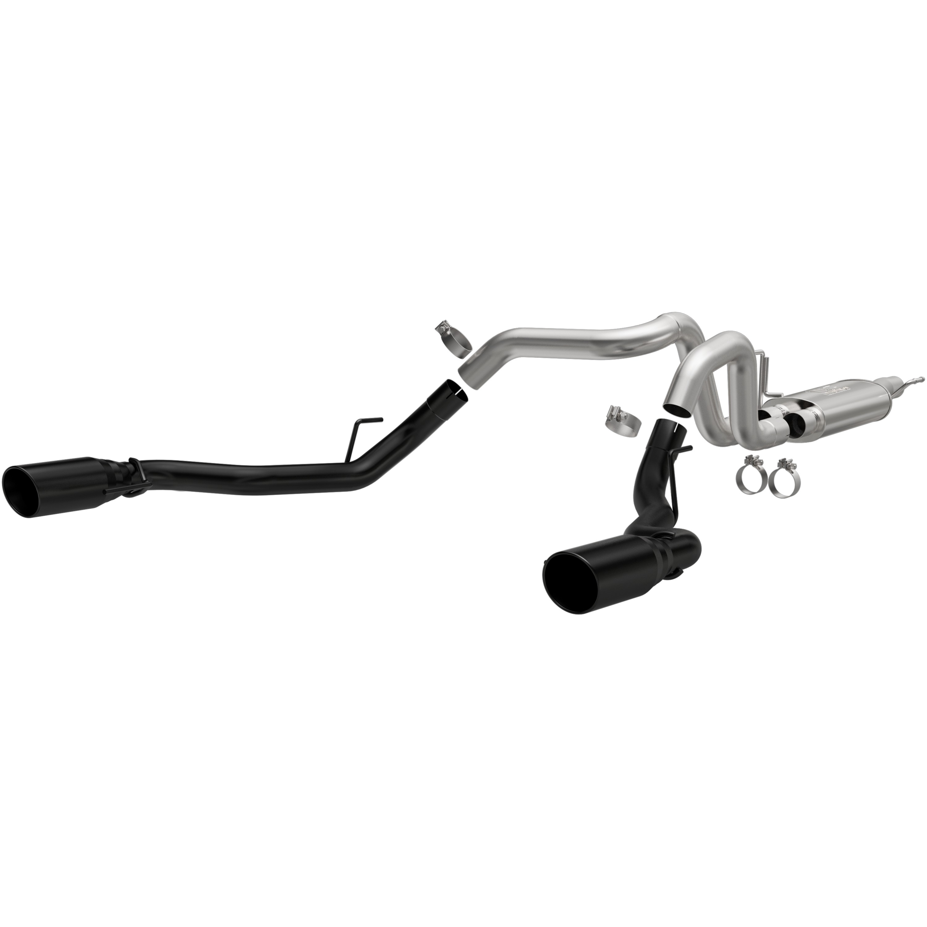 MagnaFlow 2021-2025 Ford F-150 NEO Series Black Chrome Cat-Back Performance Exhaust System